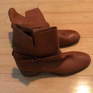 Size 10 almost brand new j. Crew leather booties